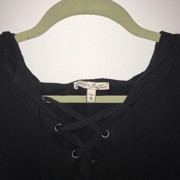 Super cute and comfy cross tie hoodie! - Picture 2 of 3